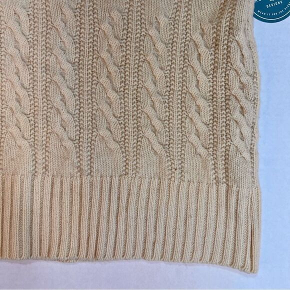 Jack & Mary Designs Upcycled Bun Warmer Wool Cable Knit Skirt S - Picture 4 of 10